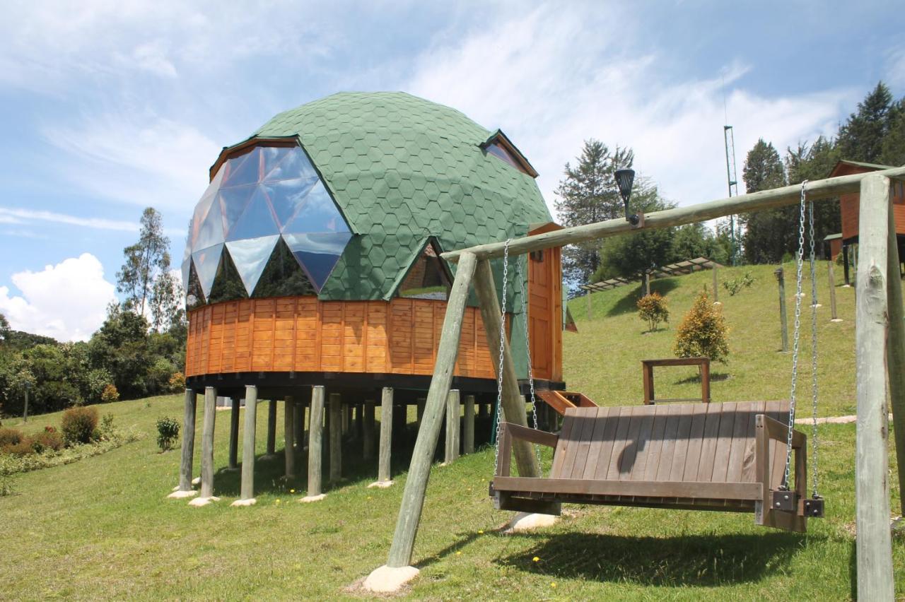 Glamping Y Chalet Aventura Park Villa De Leyva La Periquera Exterior photo